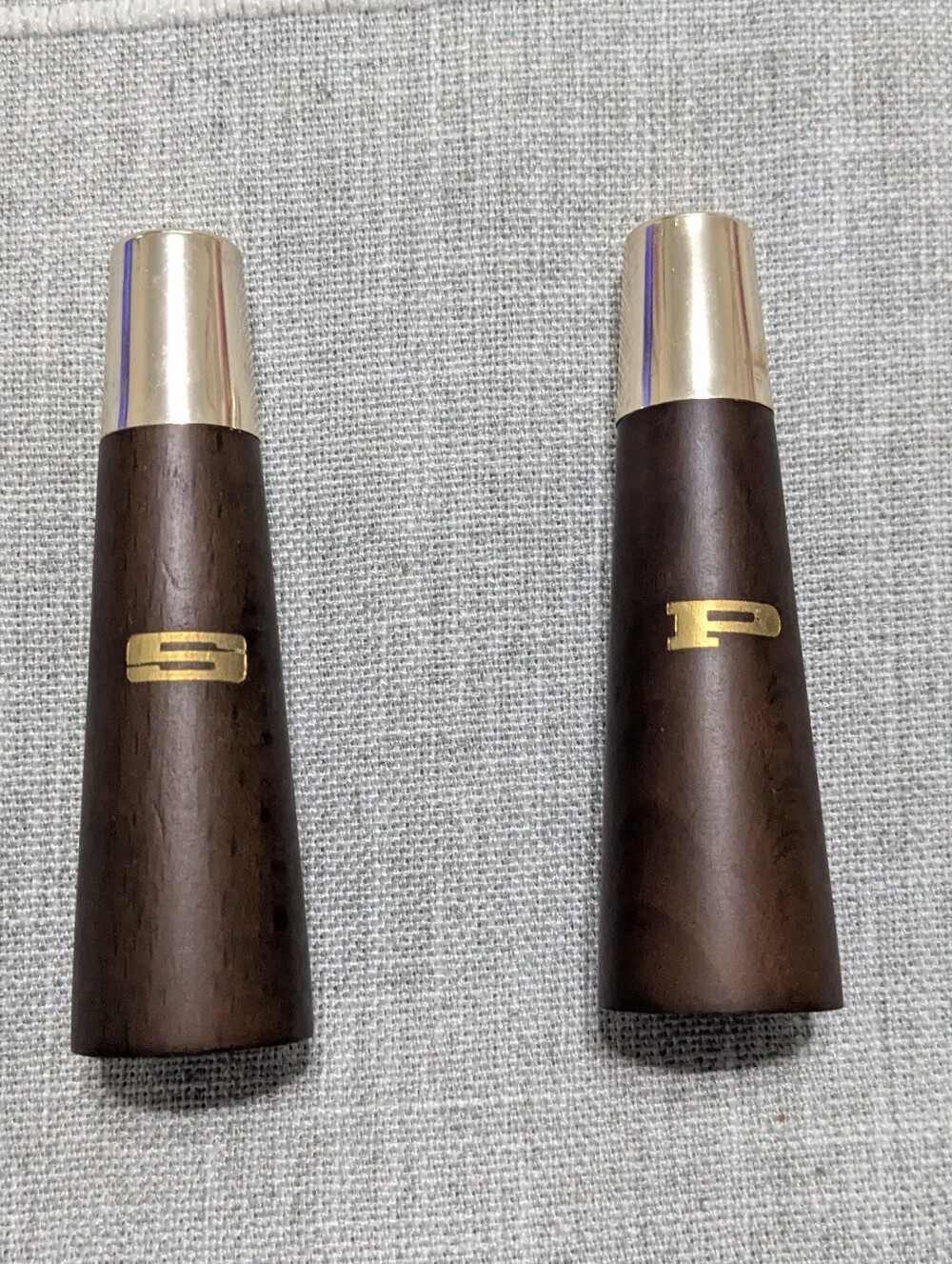 Vintage Wooden Salt and Pepper Shakers